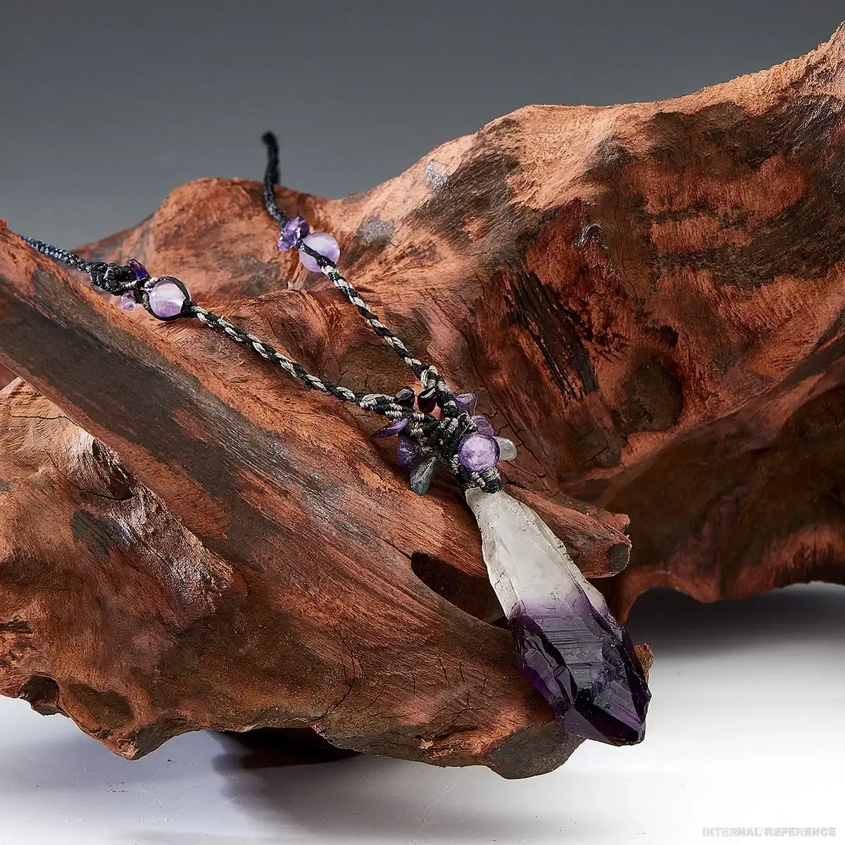 Amethyst Handwoven Necklace