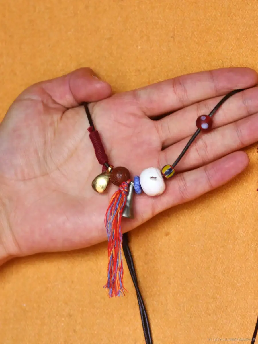 Agate & Yak Bone Necklace · Form 028