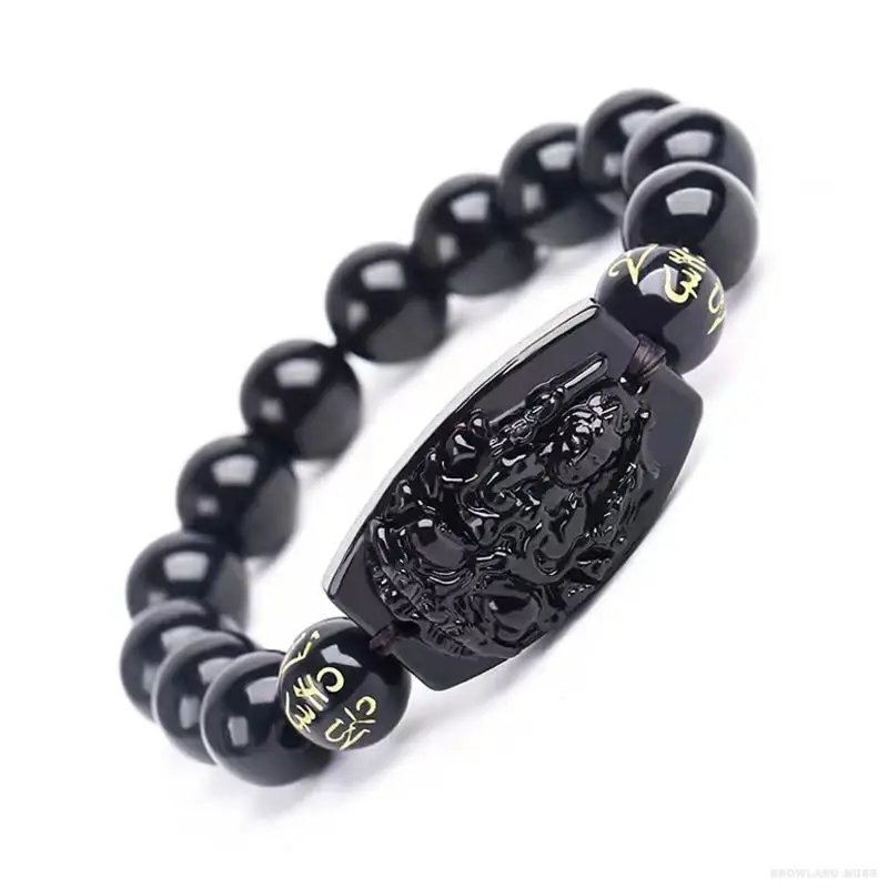 Obsidian Zodiac Bracelet