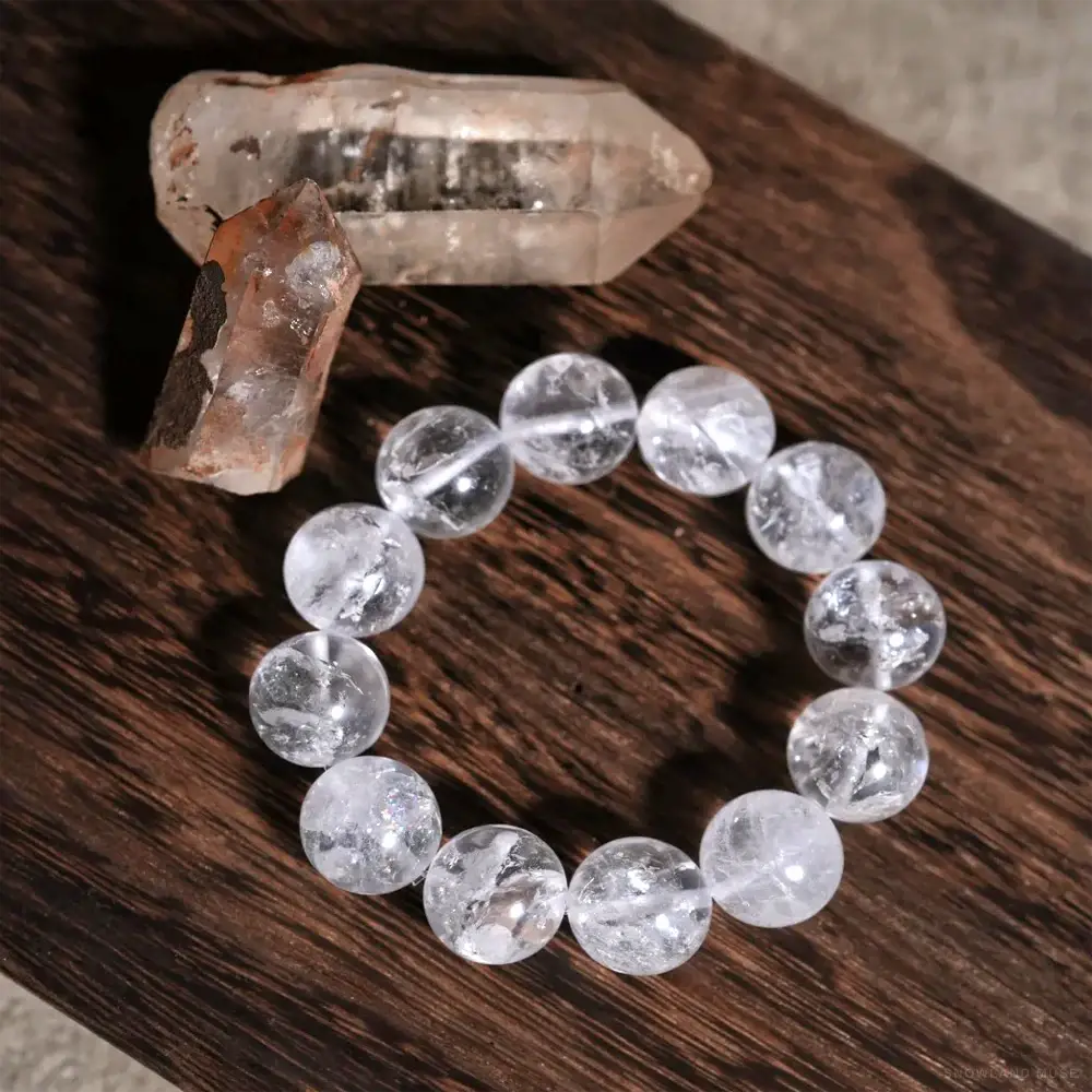 Clear Quartz Bracelet, 6.75–8 in