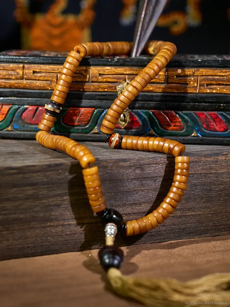 Yak Bone 108-Bead Mala · Form 100