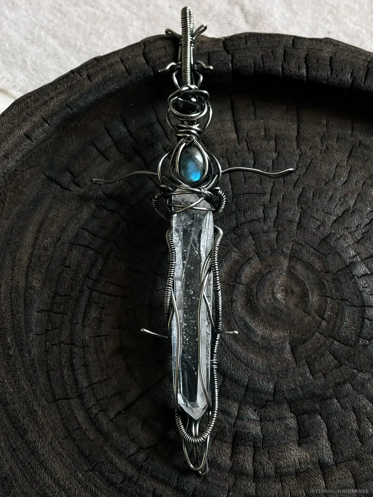 Clear Quartz & Copper Necklace