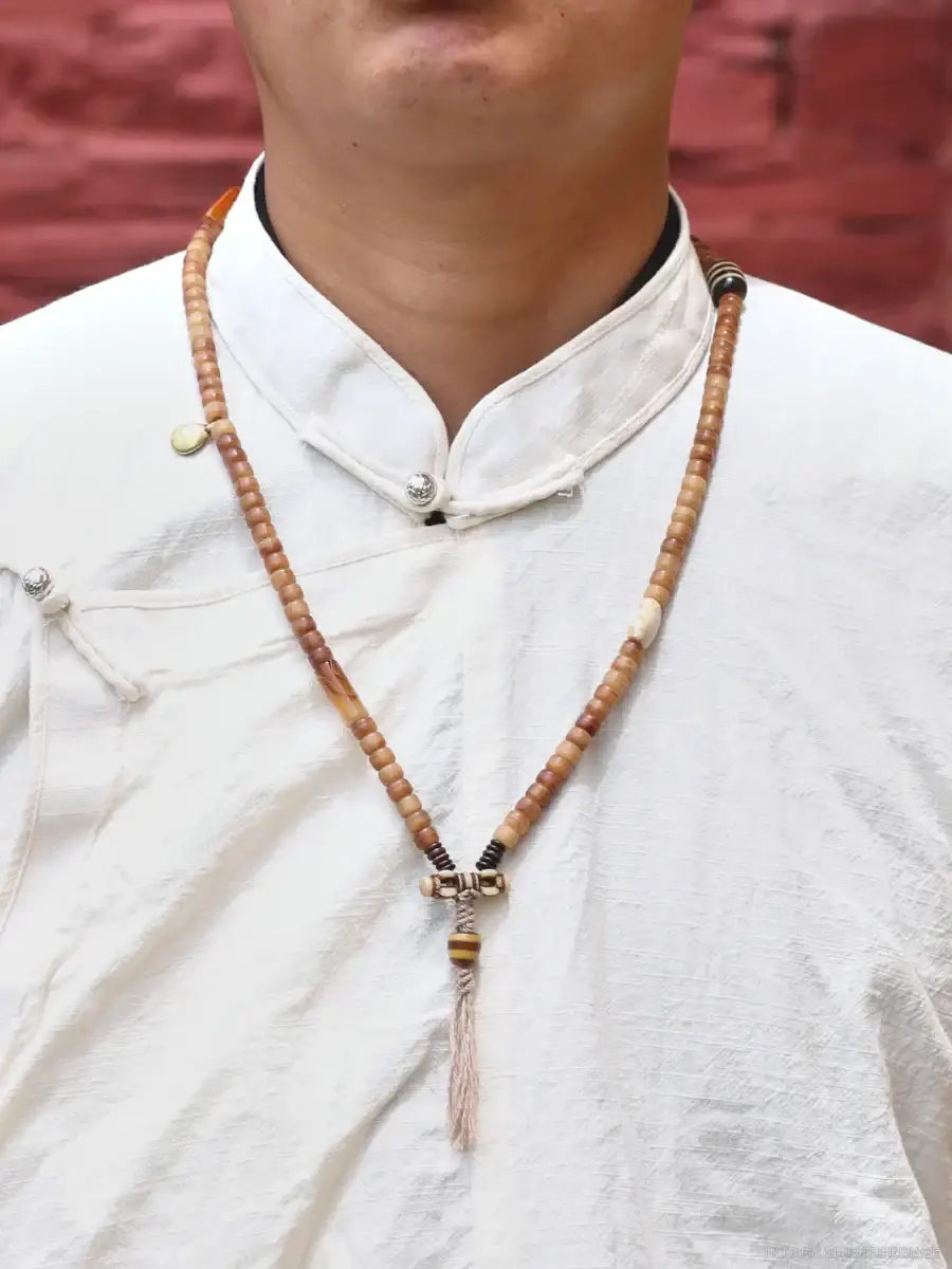 Yak Bone Mountain Necklace