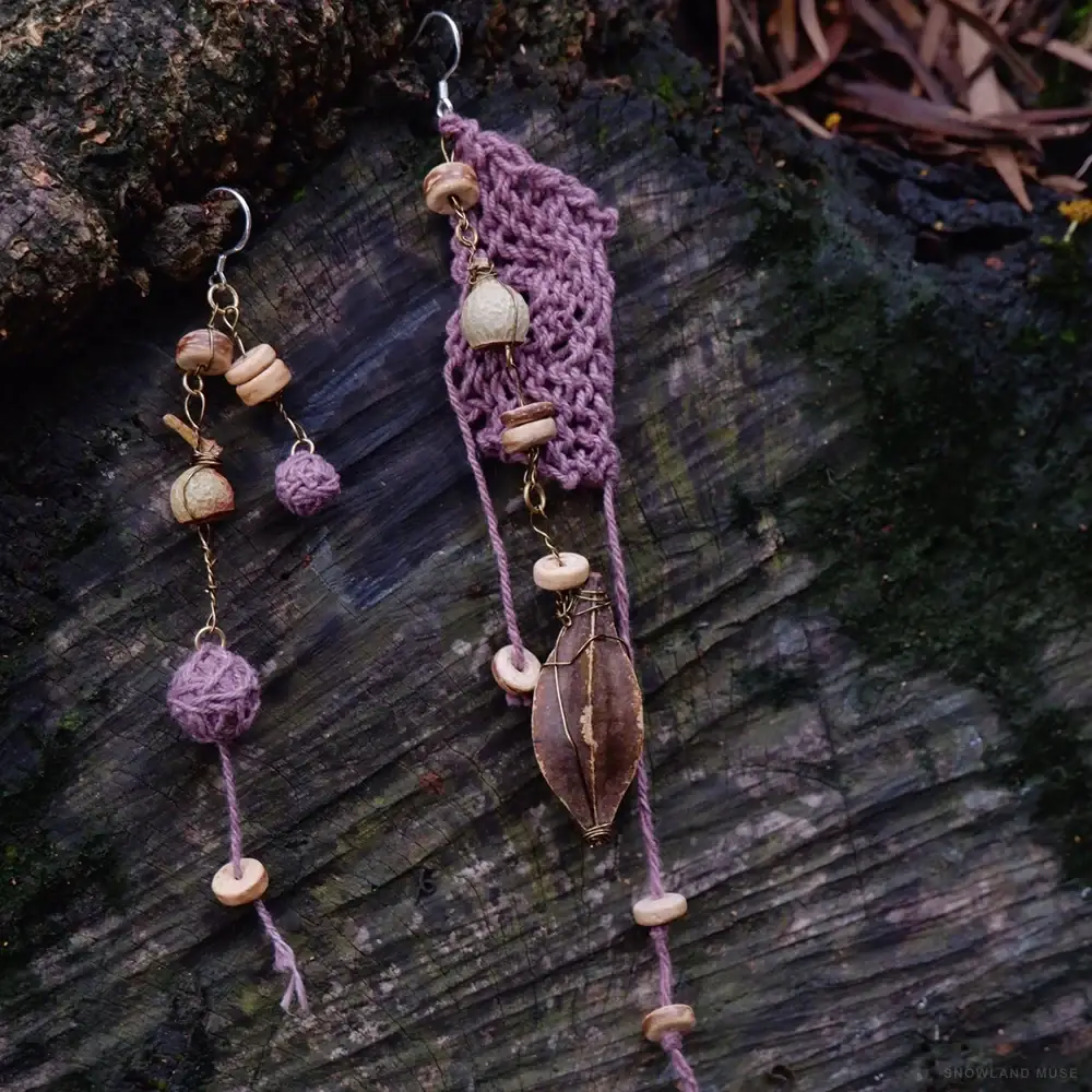 Sterling Silver & Copper Earrings