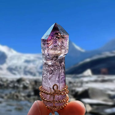 Super Seven Amethyst Pendant