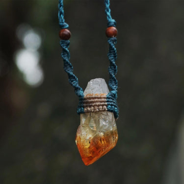 Citrine Crystal Pendant