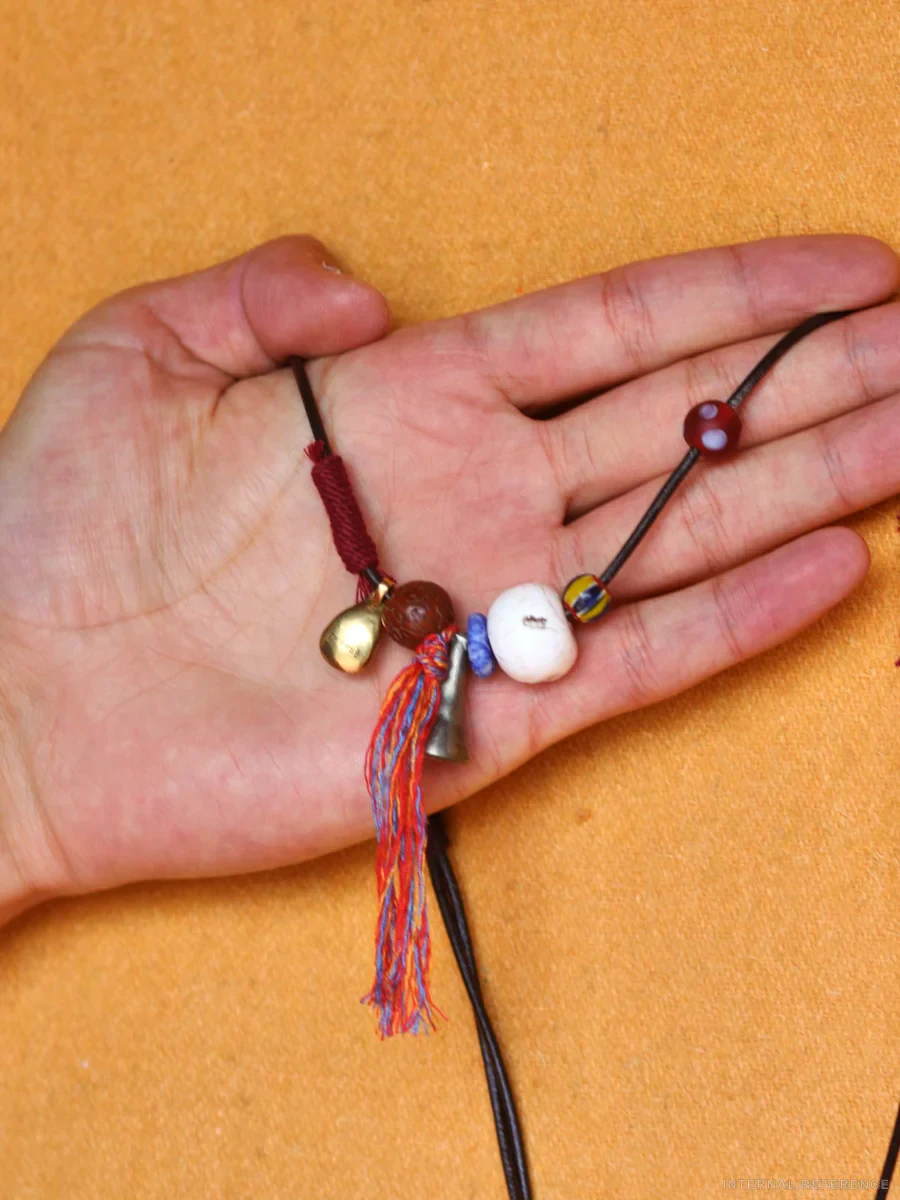 Agate & Yak Bone Necklace · Form 028