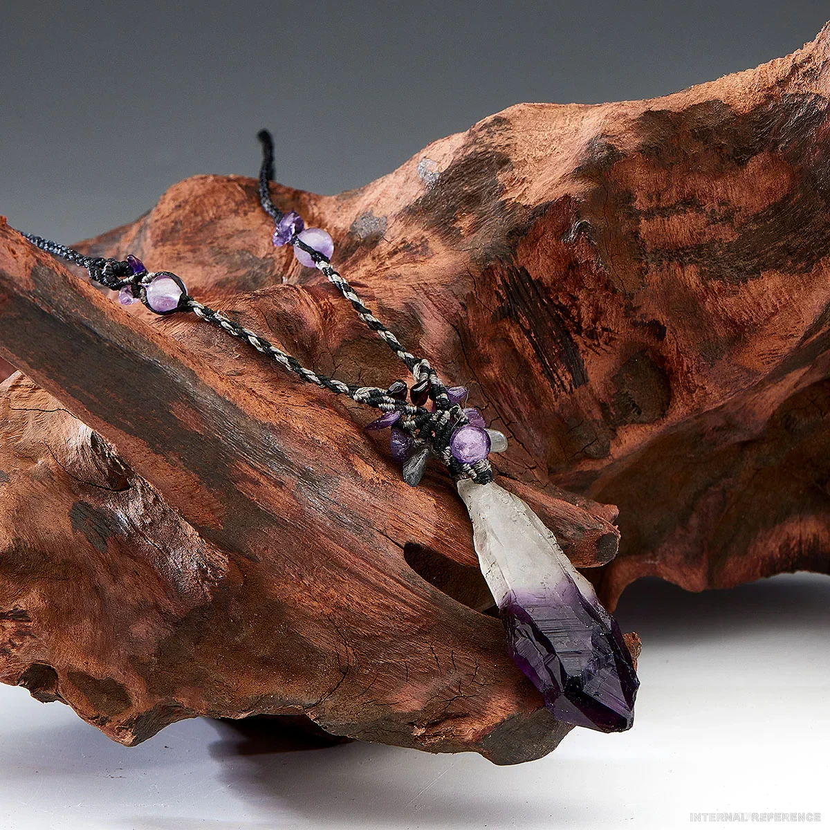 Amethyst Handwoven Necklace