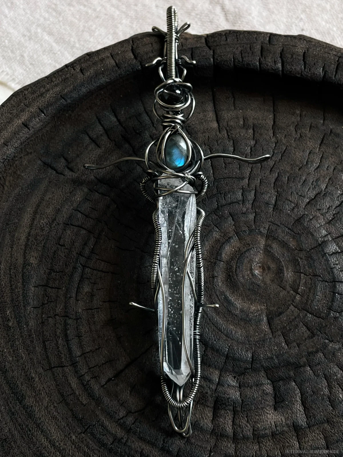 Clear Quartz & Copper Necklace